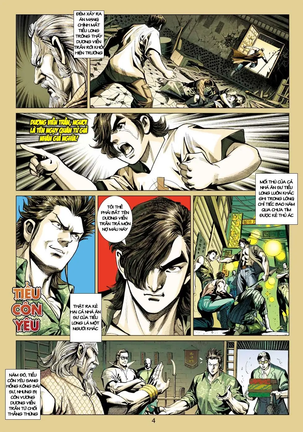Truyện Tranh Tân Tác Long Hổ Môn trang 4