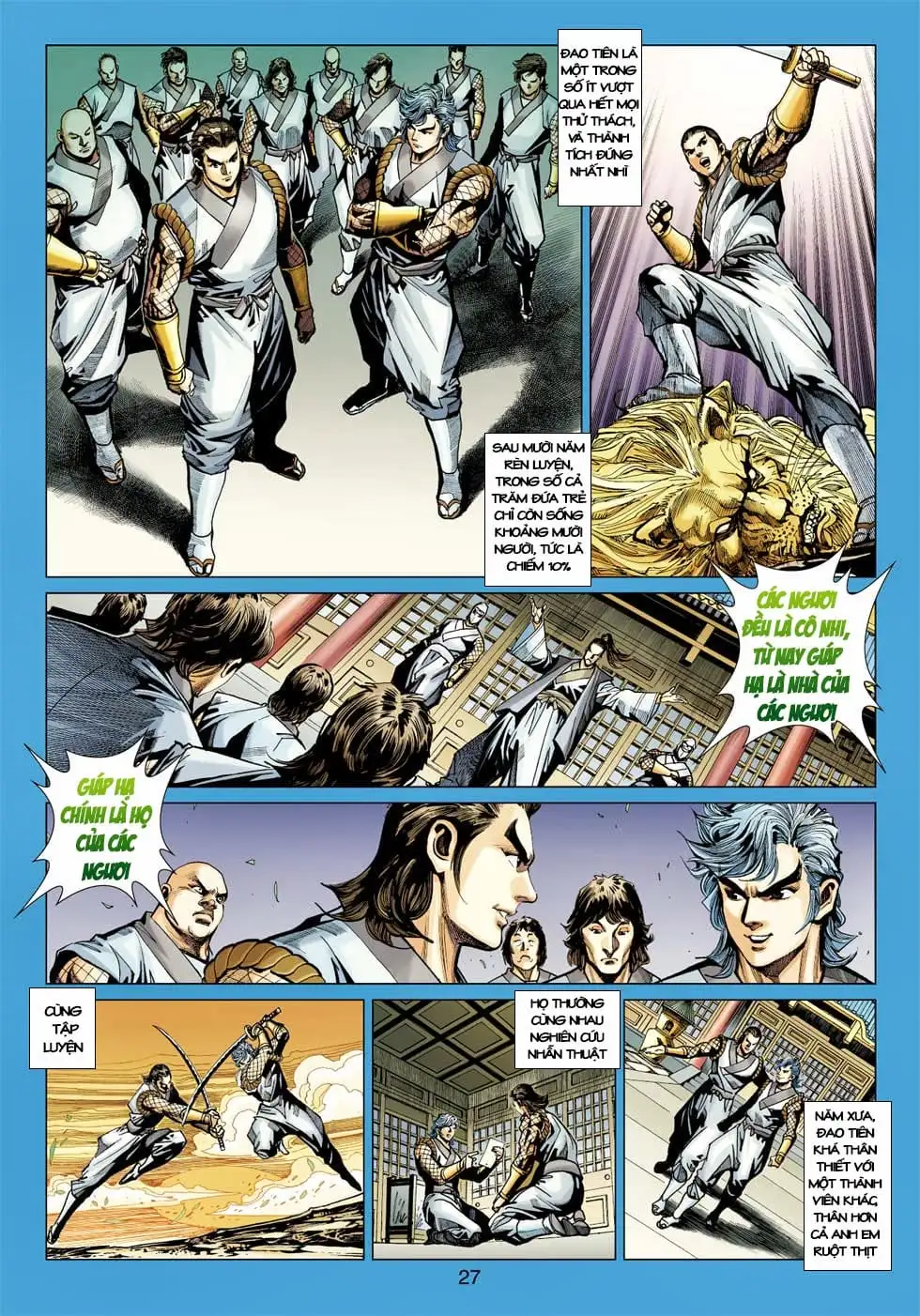 Truyện Tranh Tân Tác Long Hổ Môn trang 4