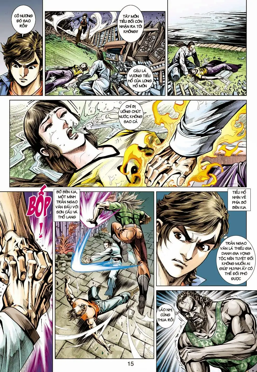 Truyện Tranh Tân Tác Long Hổ Môn trang 4