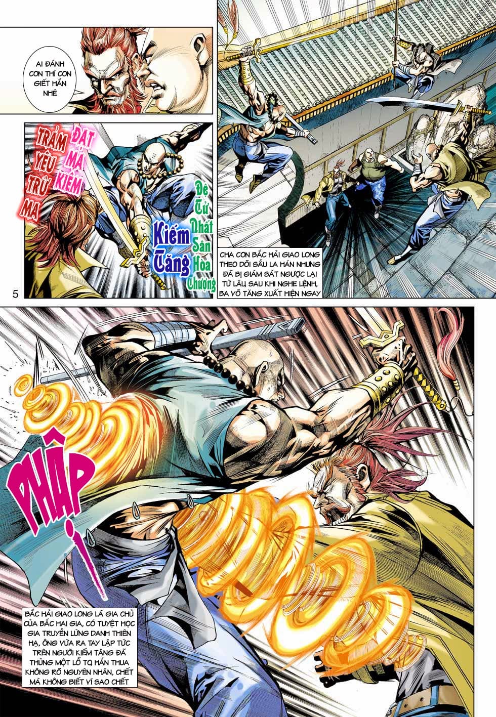 Truyện Tranh Tân Tác Long Hổ Môn trang 4