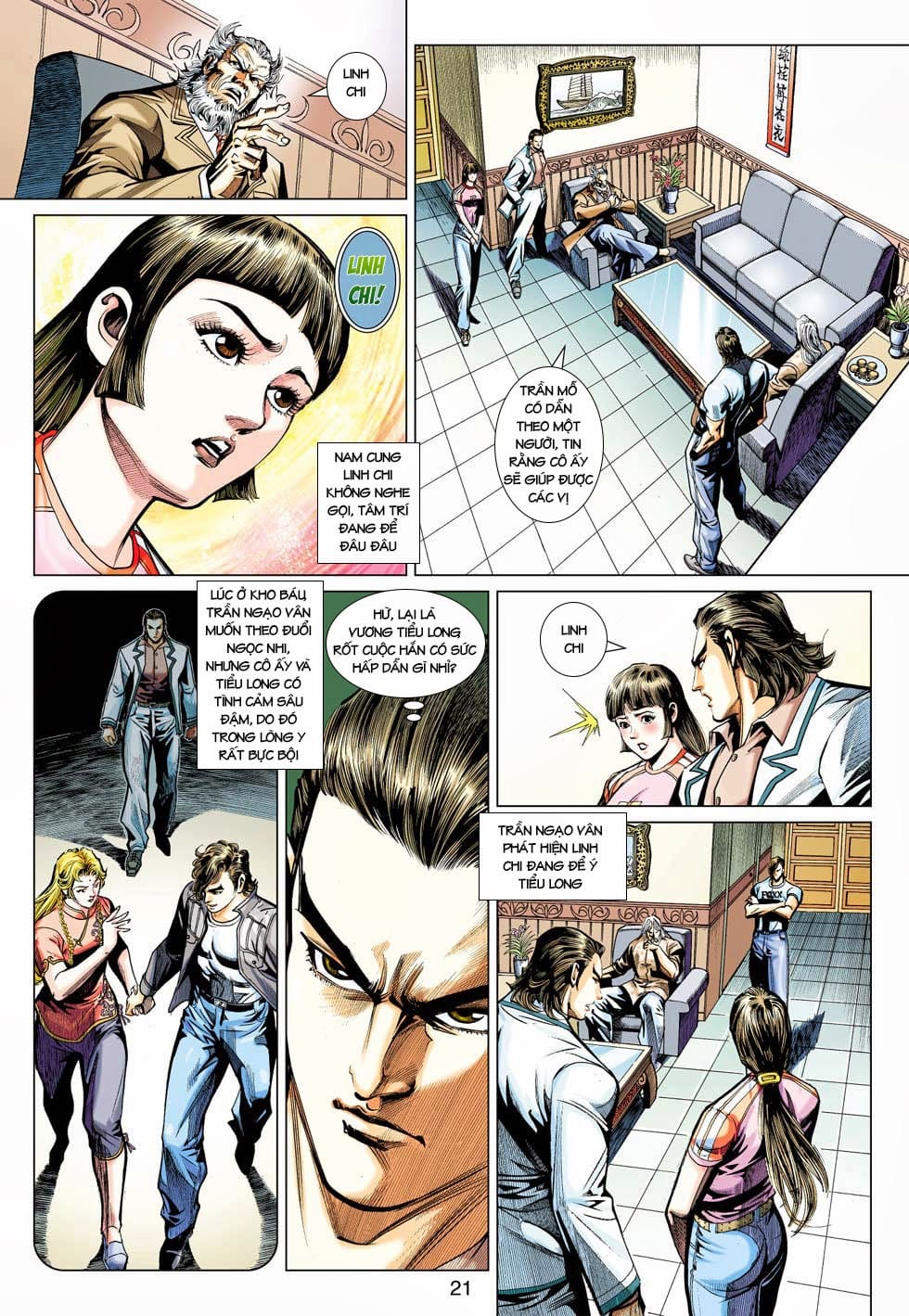 Truyện Tranh Tân Tác Long Hổ Môn trang 4