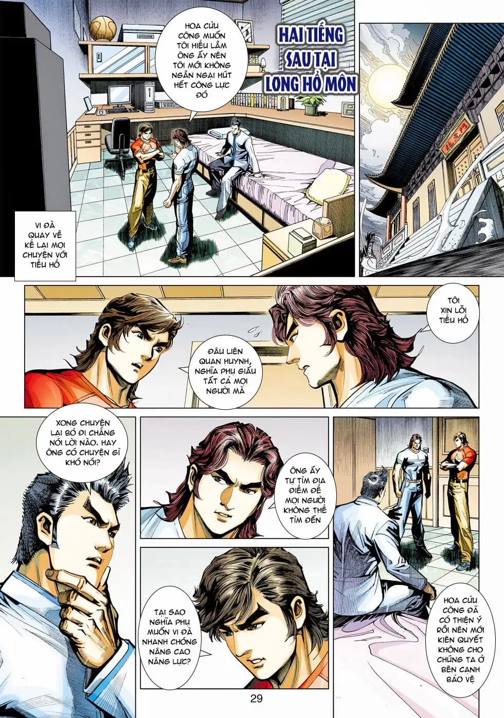 Truyện Tranh Tân Tác Long Hổ Môn trang 4
