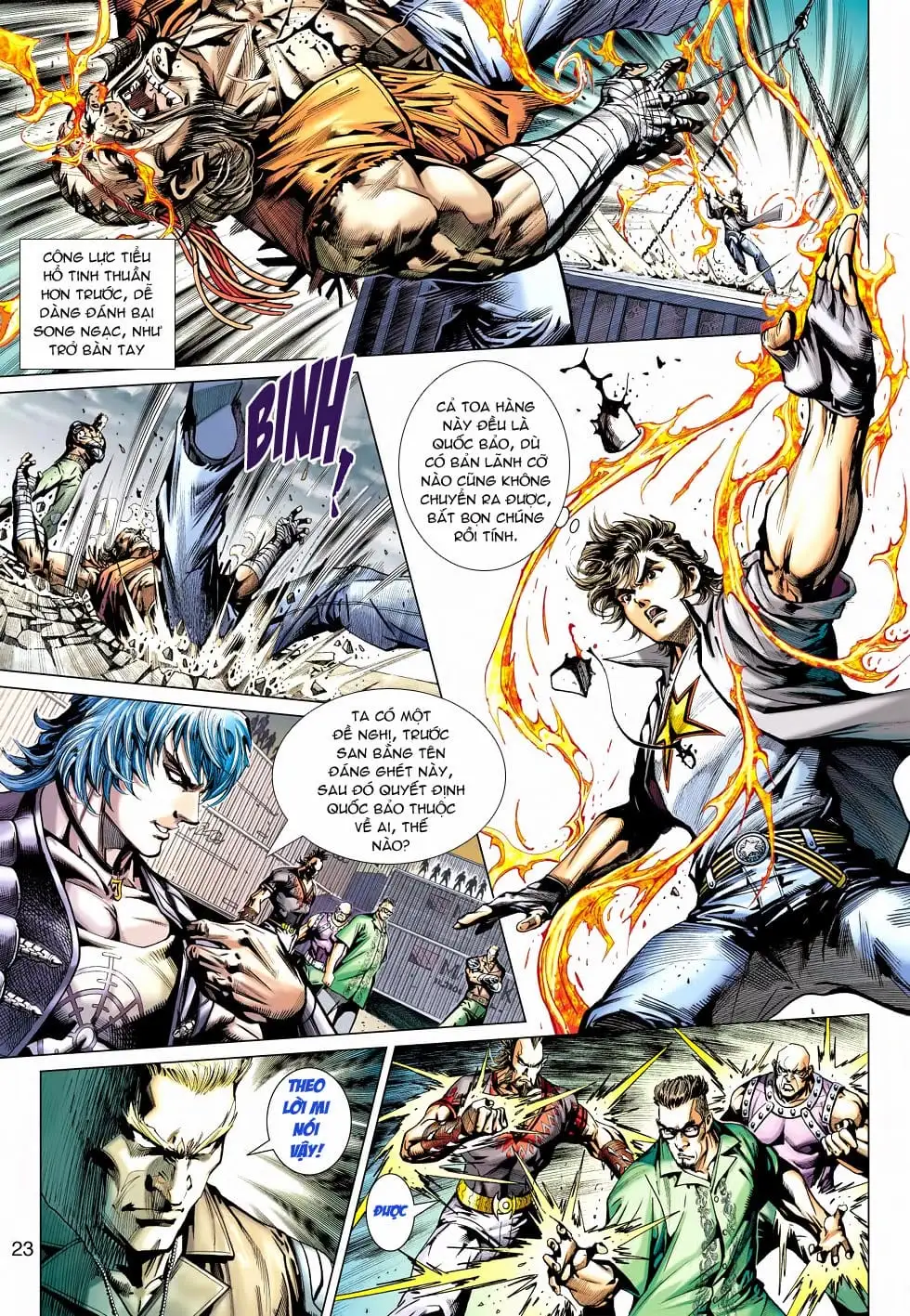 Truyện Tranh Tân Tác Long Hổ Môn trang 4