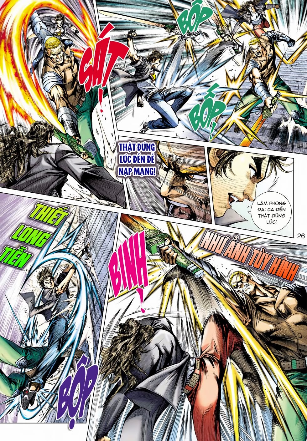 Truyện Tranh Tân Tác Long Hổ Môn trang 4