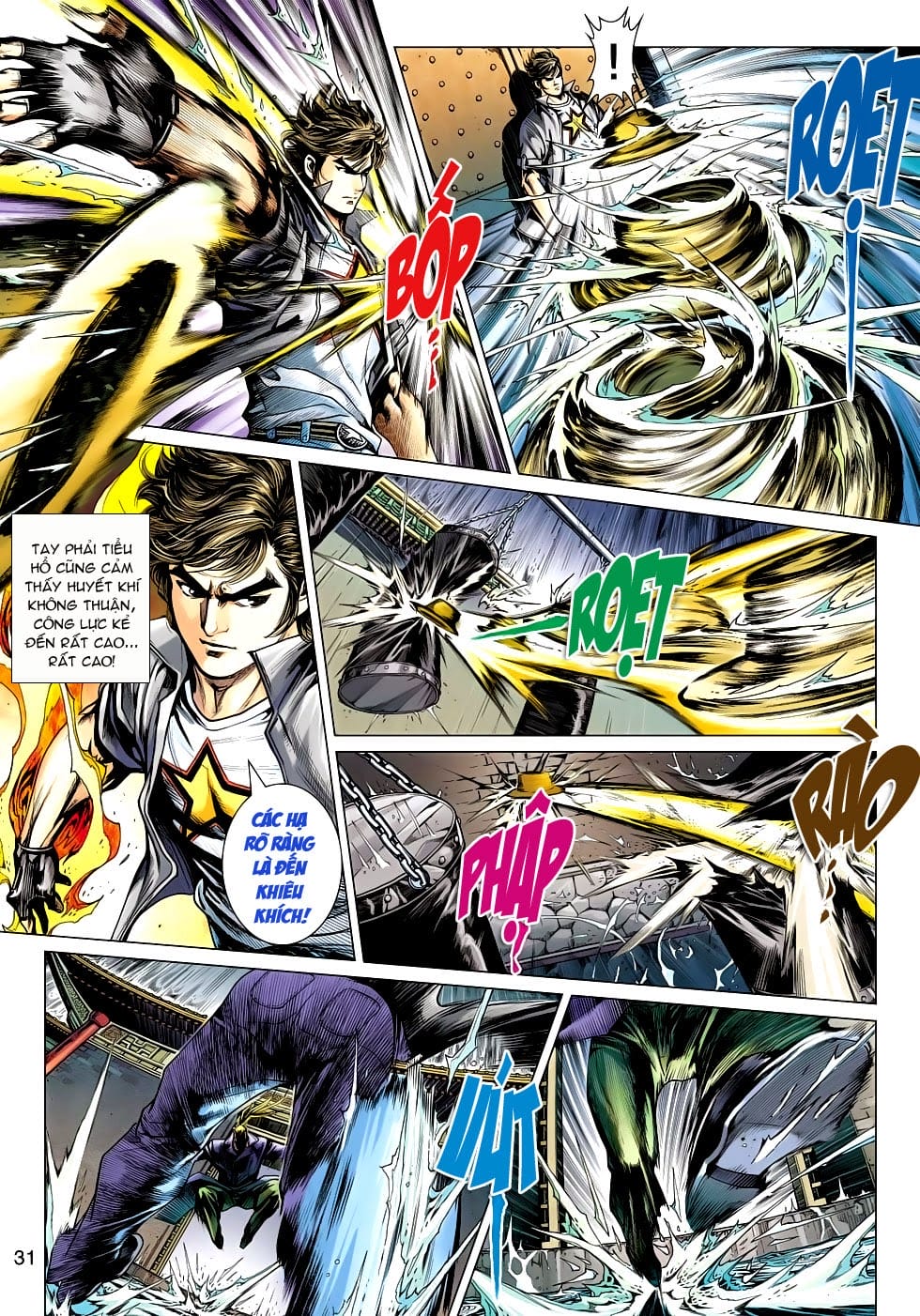 Truyện Tranh Tân Tác Long Hổ Môn trang 4