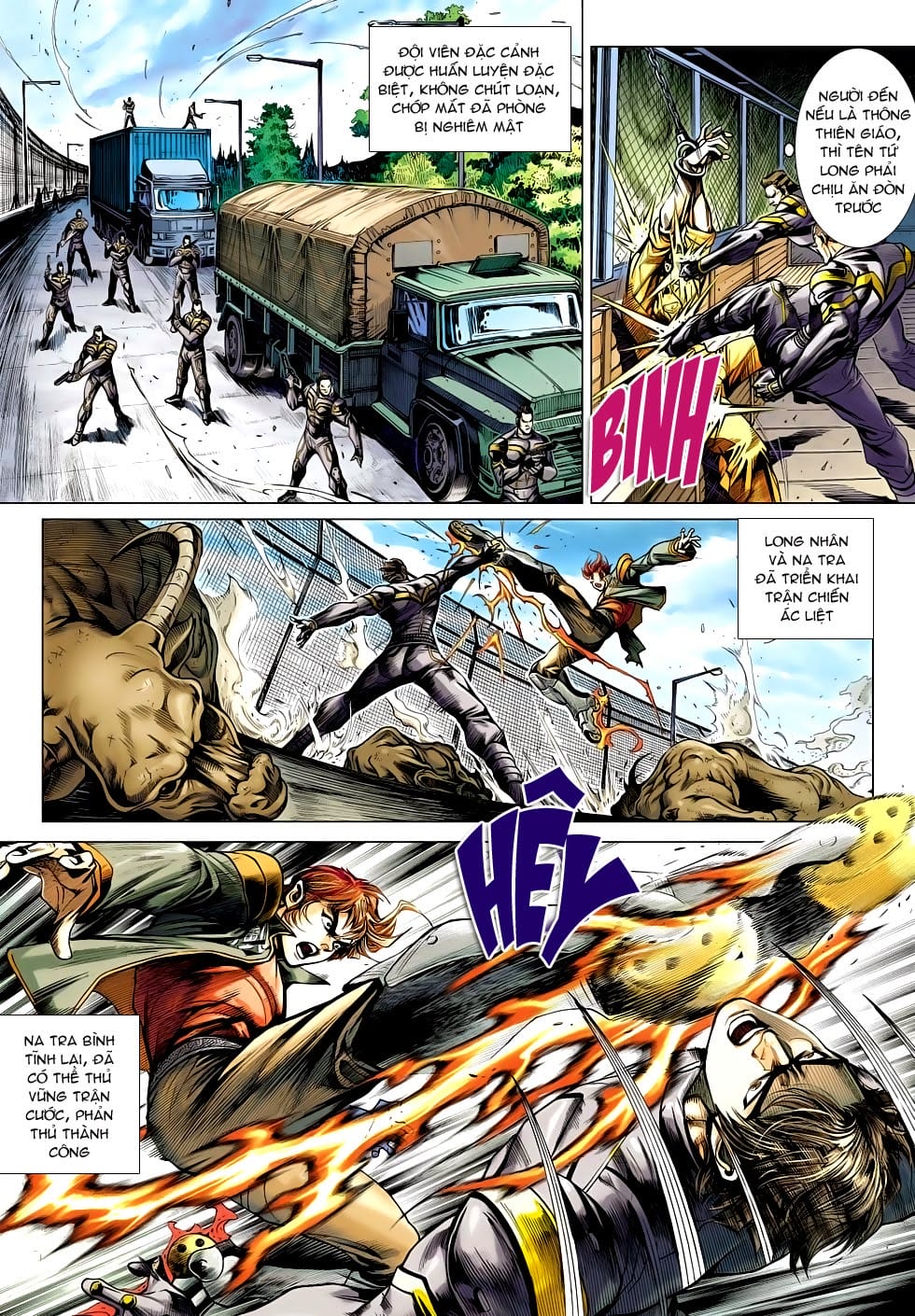 Truyện Tranh Tân Tác Long Hổ Môn trang 4