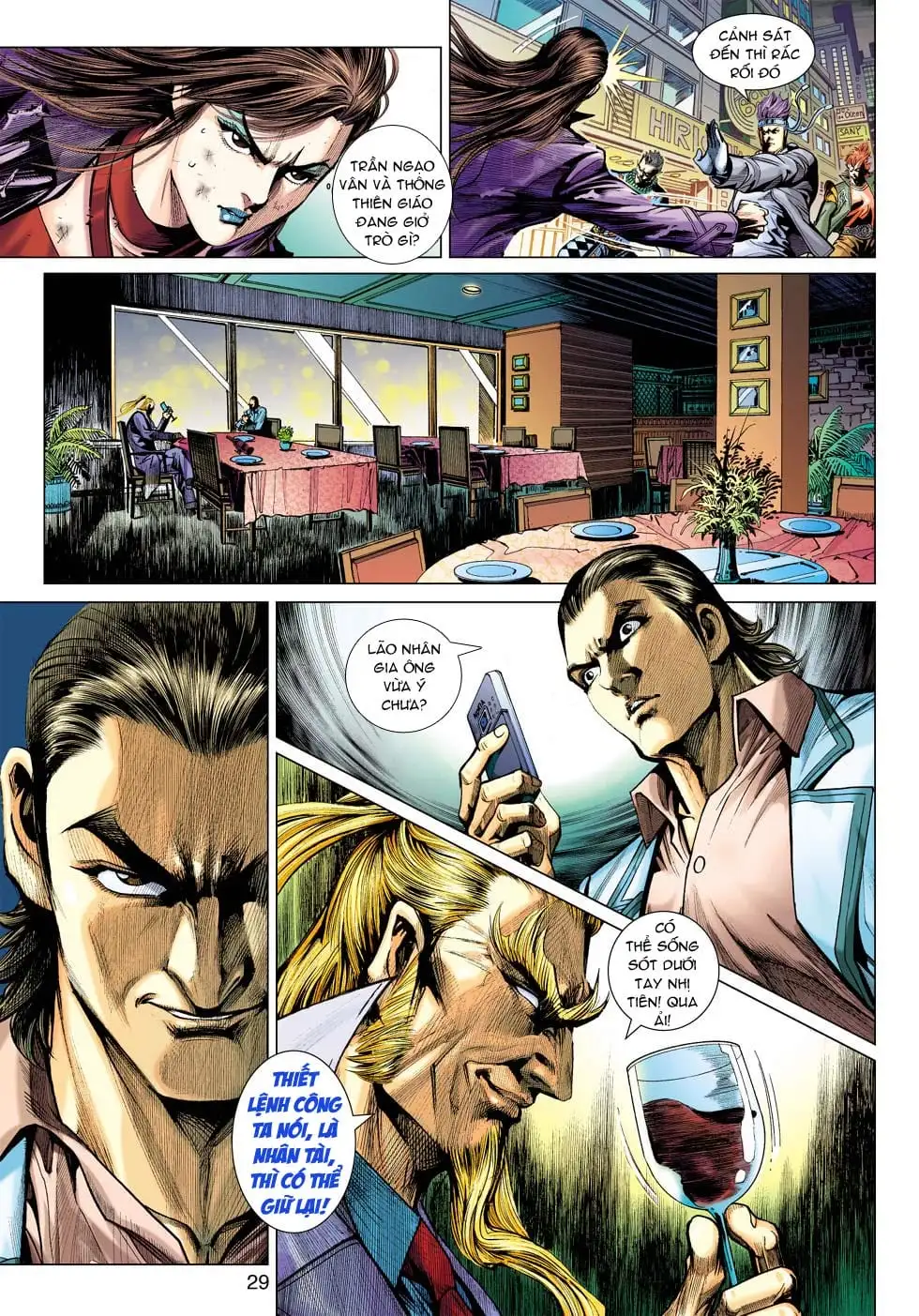 Truyện Tranh Tân Tác Long Hổ Môn trang 4