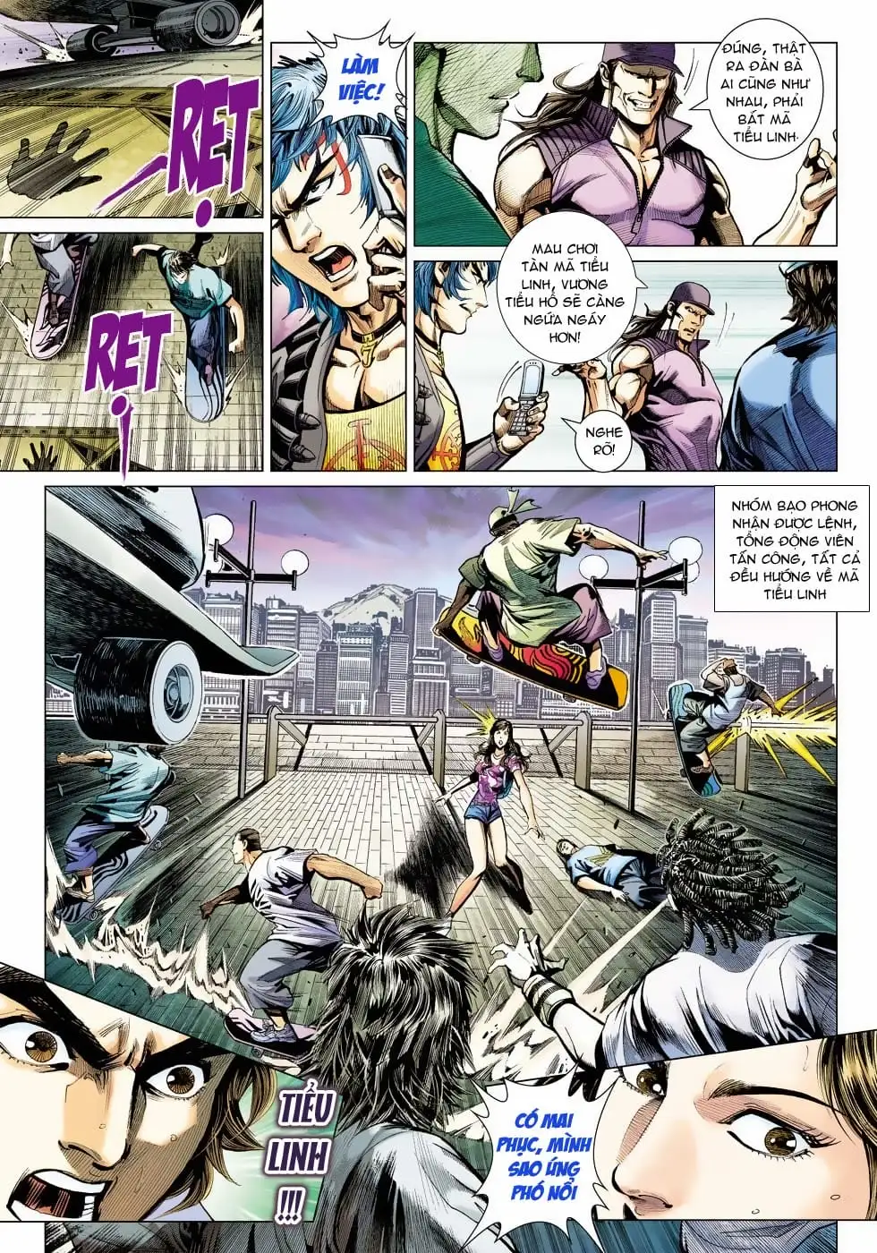 Truyện Tranh Tân Tác Long Hổ Môn trang 4