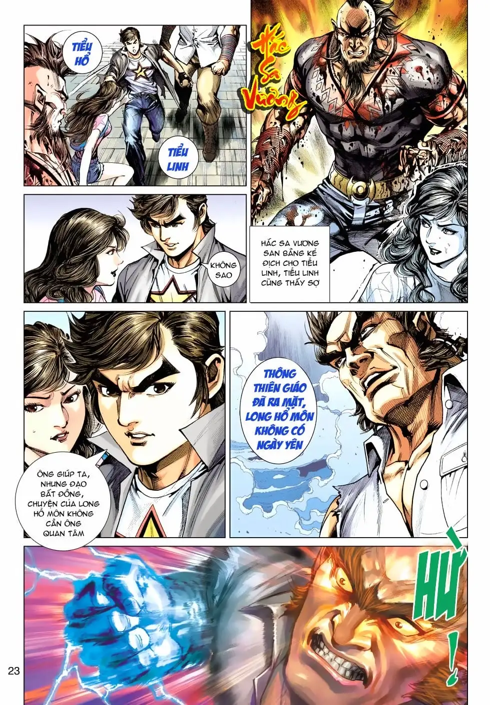 Truyện Tranh Tân Tác Long Hổ Môn trang 4