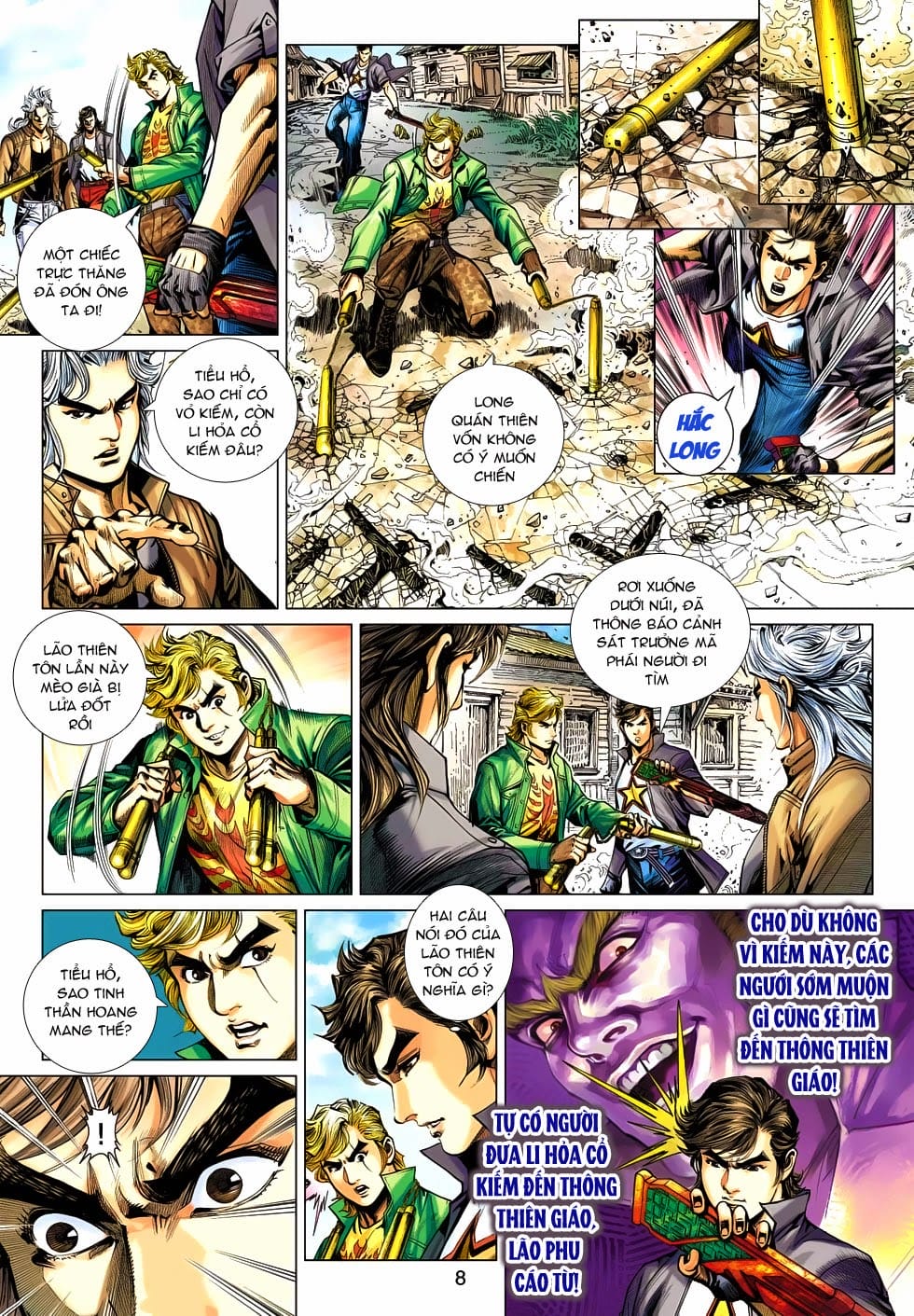 Truyện Tranh Tân Tác Long Hổ Môn trang 4