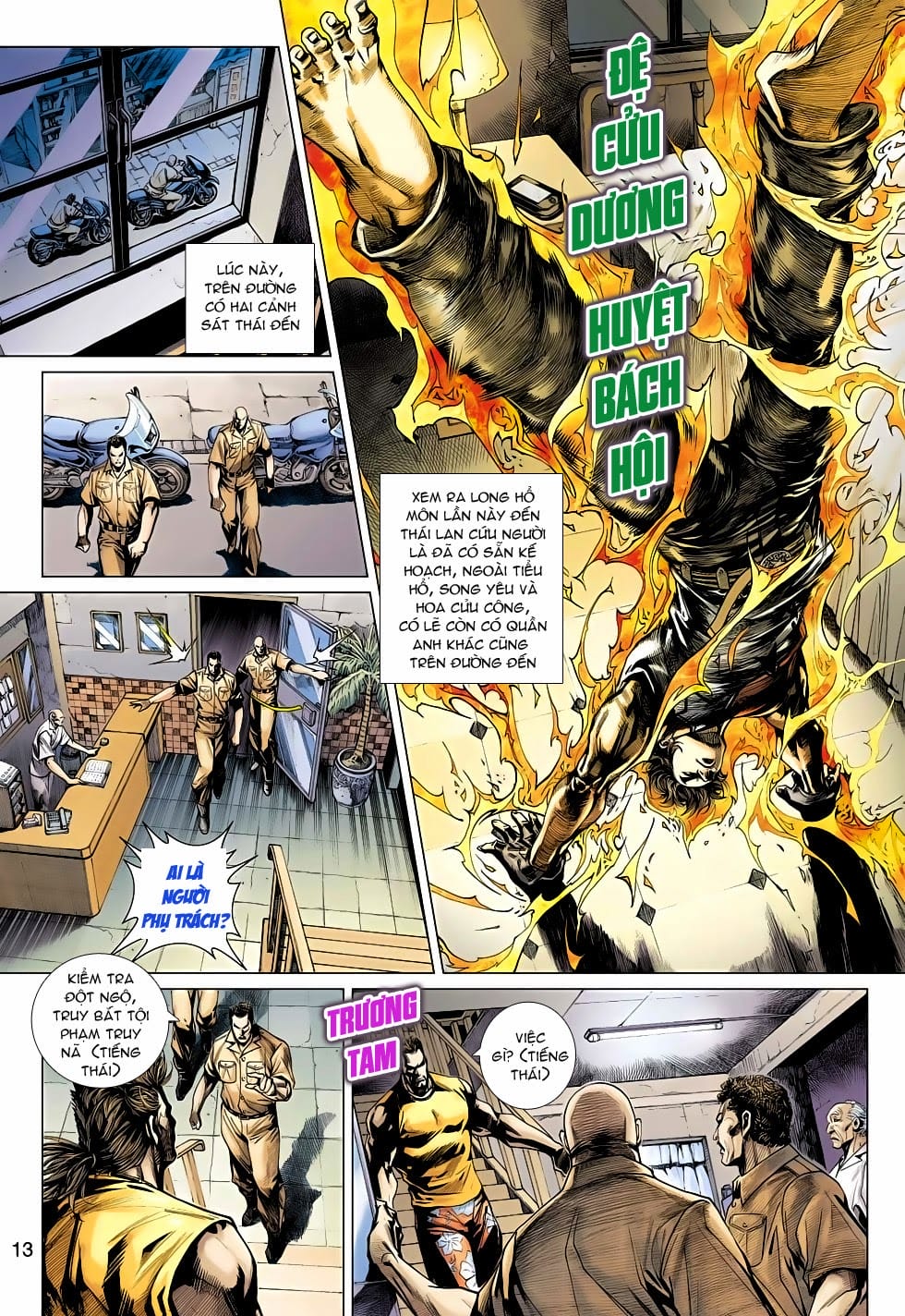 Truyện Tranh Tân Tác Long Hổ Môn trang 4