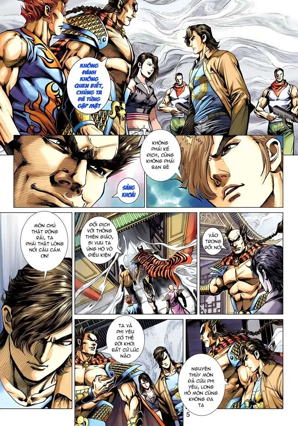 Truyện Tranh Tân Tác Long Hổ Môn trang 4
