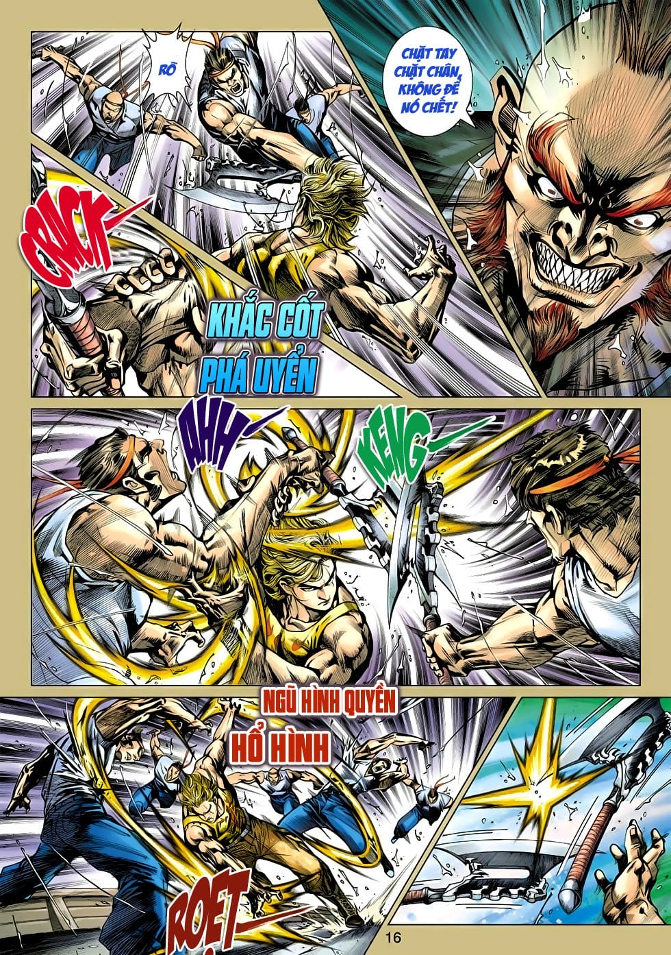 Truyện Tranh Tân Tác Long Hổ Môn trang 4