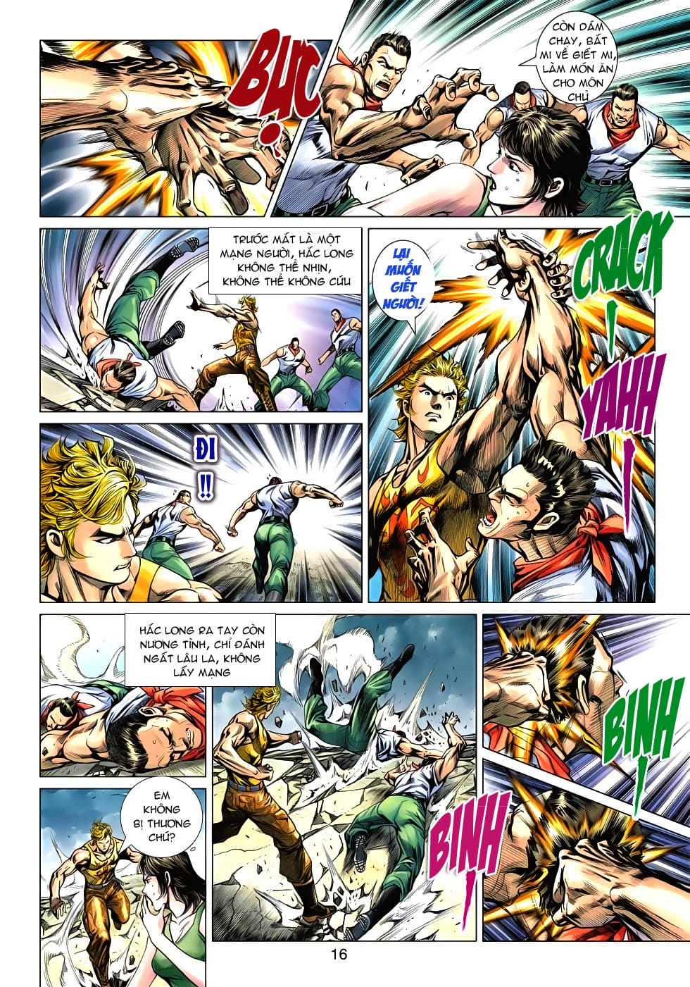 Truyện Tranh Tân Tác Long Hổ Môn trang 4