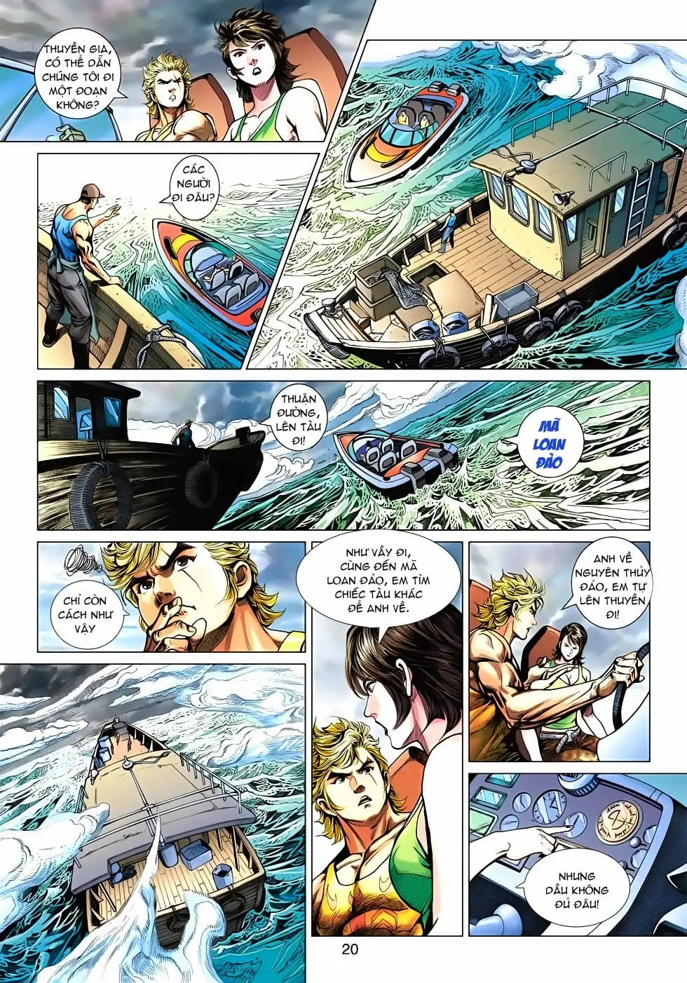 Truyện Tranh Tân Tác Long Hổ Môn trang 4