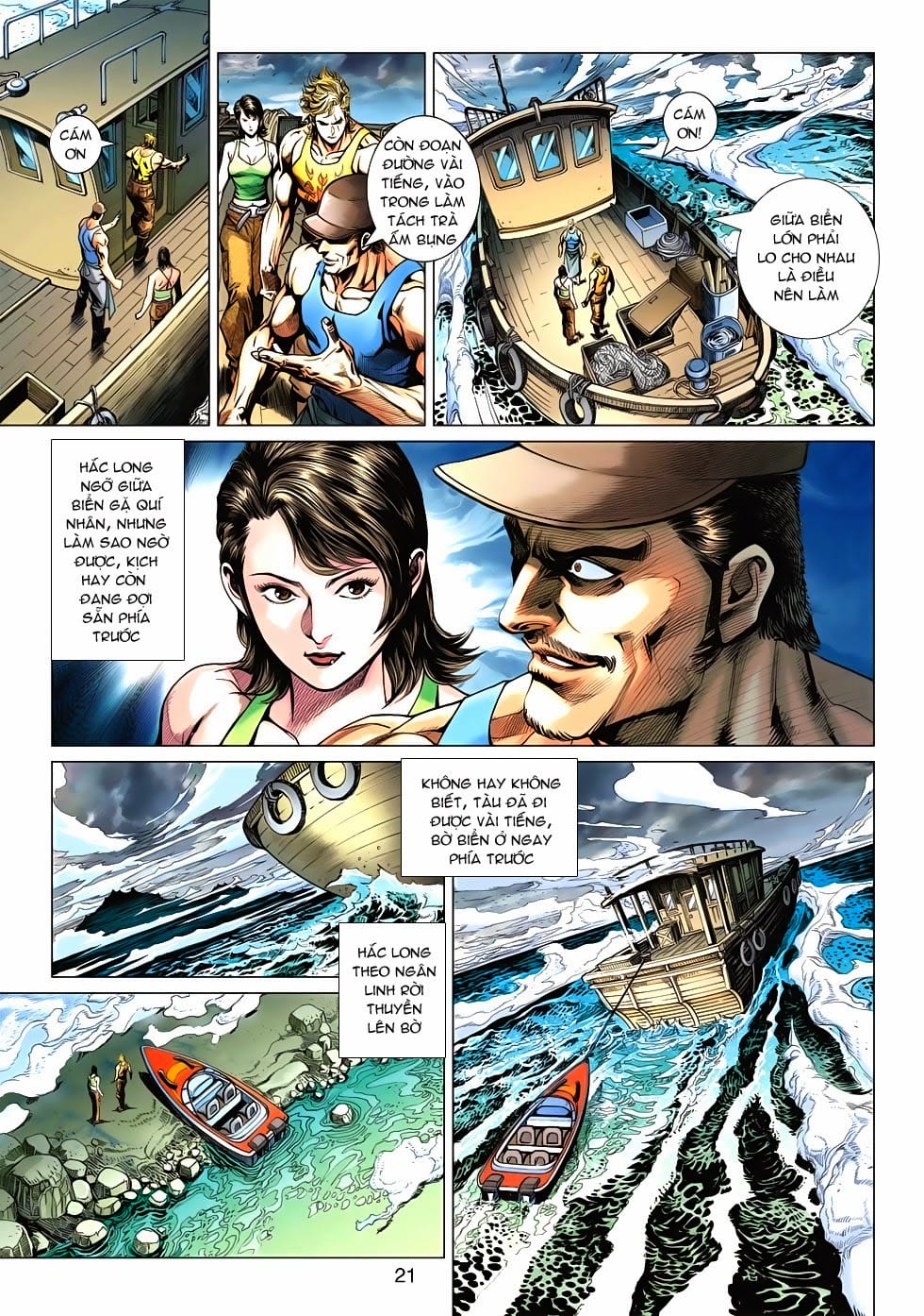 Truyện Tranh Tân Tác Long Hổ Môn trang 4