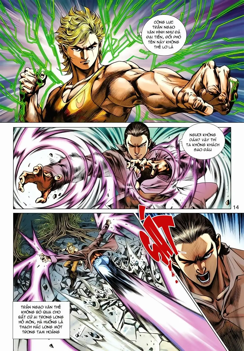 Truyện Tranh Tân Tác Long Hổ Môn trang 4