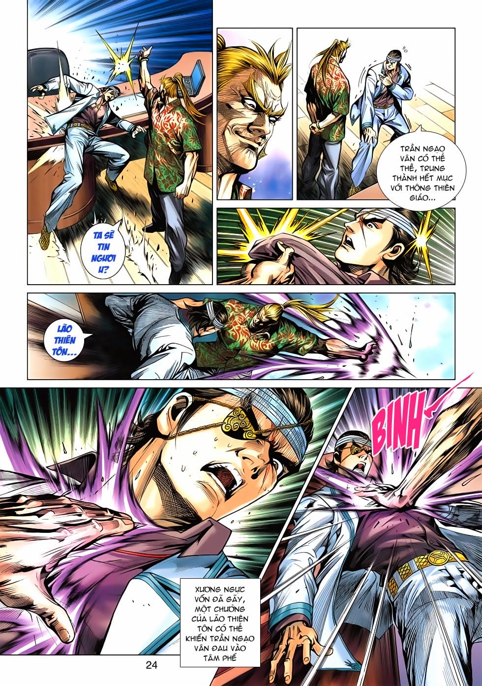 Truyện Tranh Tân Tác Long Hổ Môn trang 4