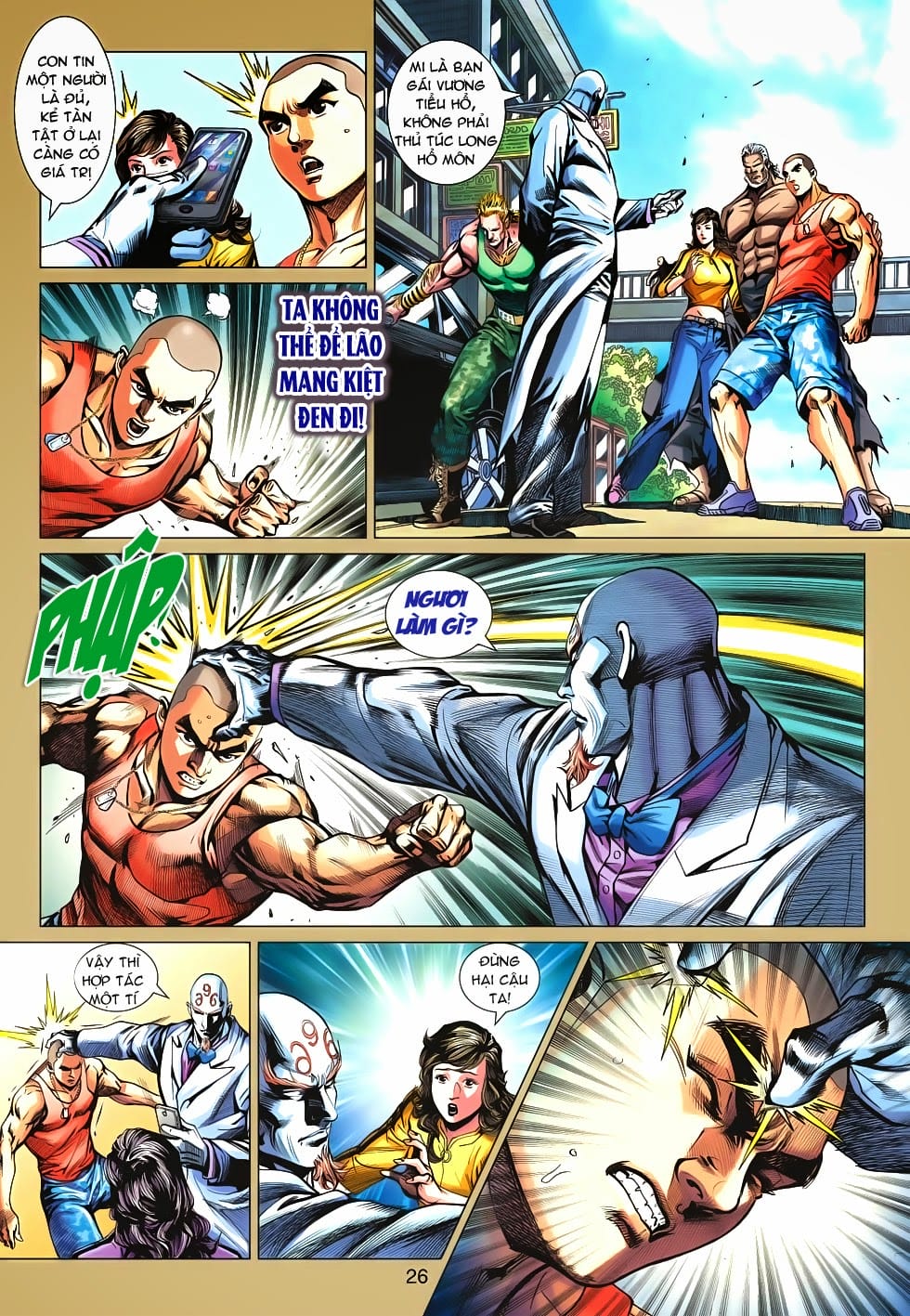 Truyện Tranh Tân Tác Long Hổ Môn trang 4
