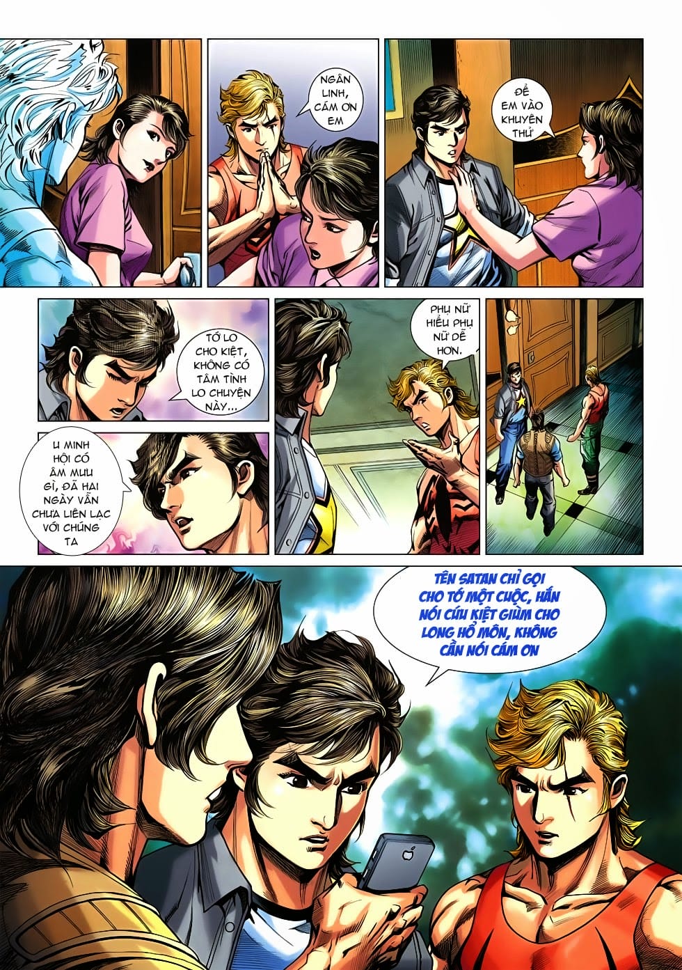 Truyện Tranh Tân Tác Long Hổ Môn trang 4