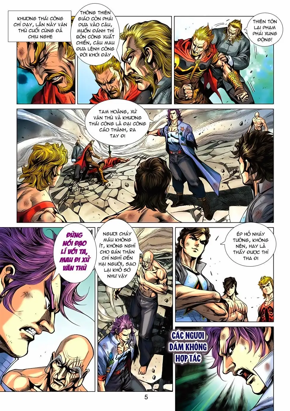 Truyện Tranh Tân Tác Long Hổ Môn trang 4