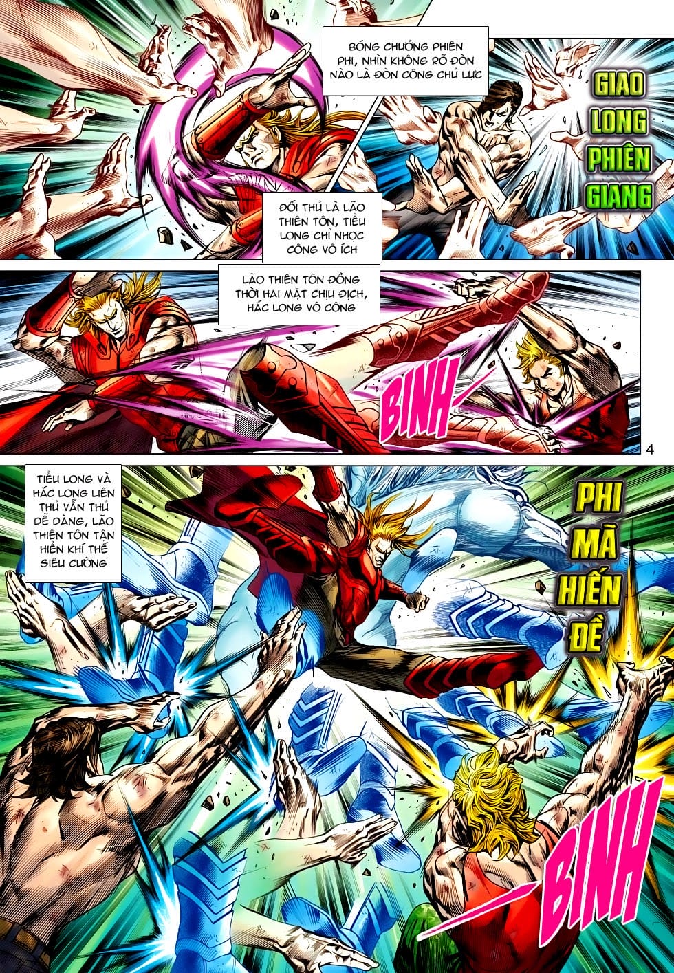 Truyện Tranh Tân Tác Long Hổ Môn trang 4