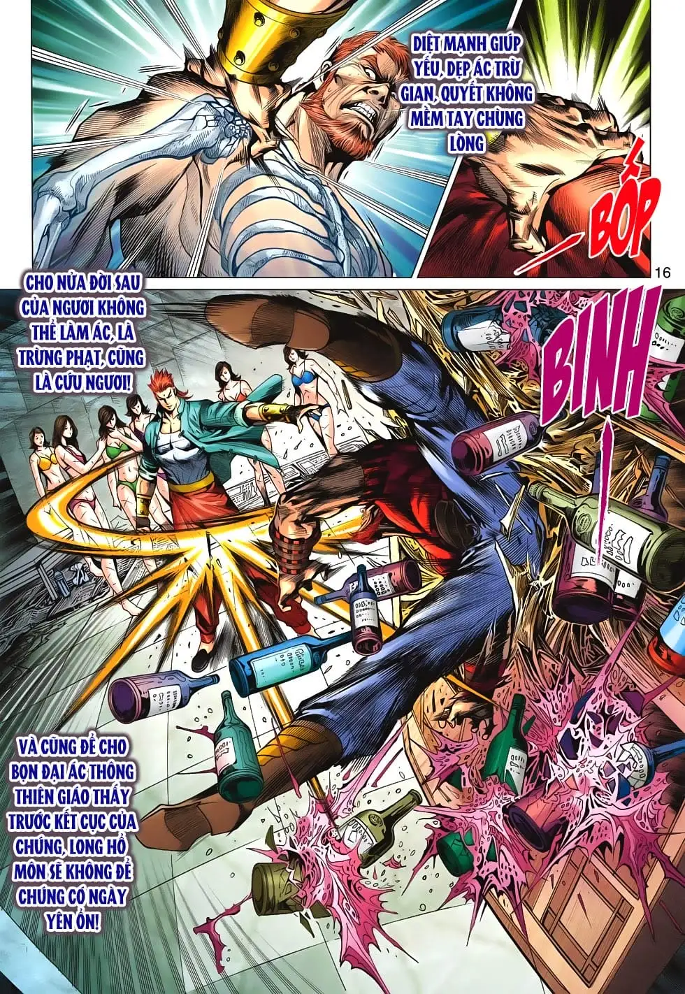 Truyện Tranh Tân Tác Long Hổ Môn trang 4