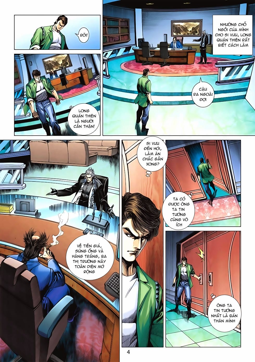 Truyện Tranh Tân Tác Long Hổ Môn trang 4