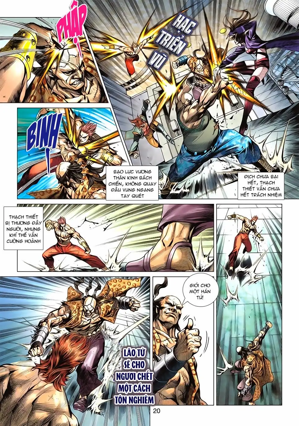 Truyện Tranh Tân Tác Long Hổ Môn trang 4