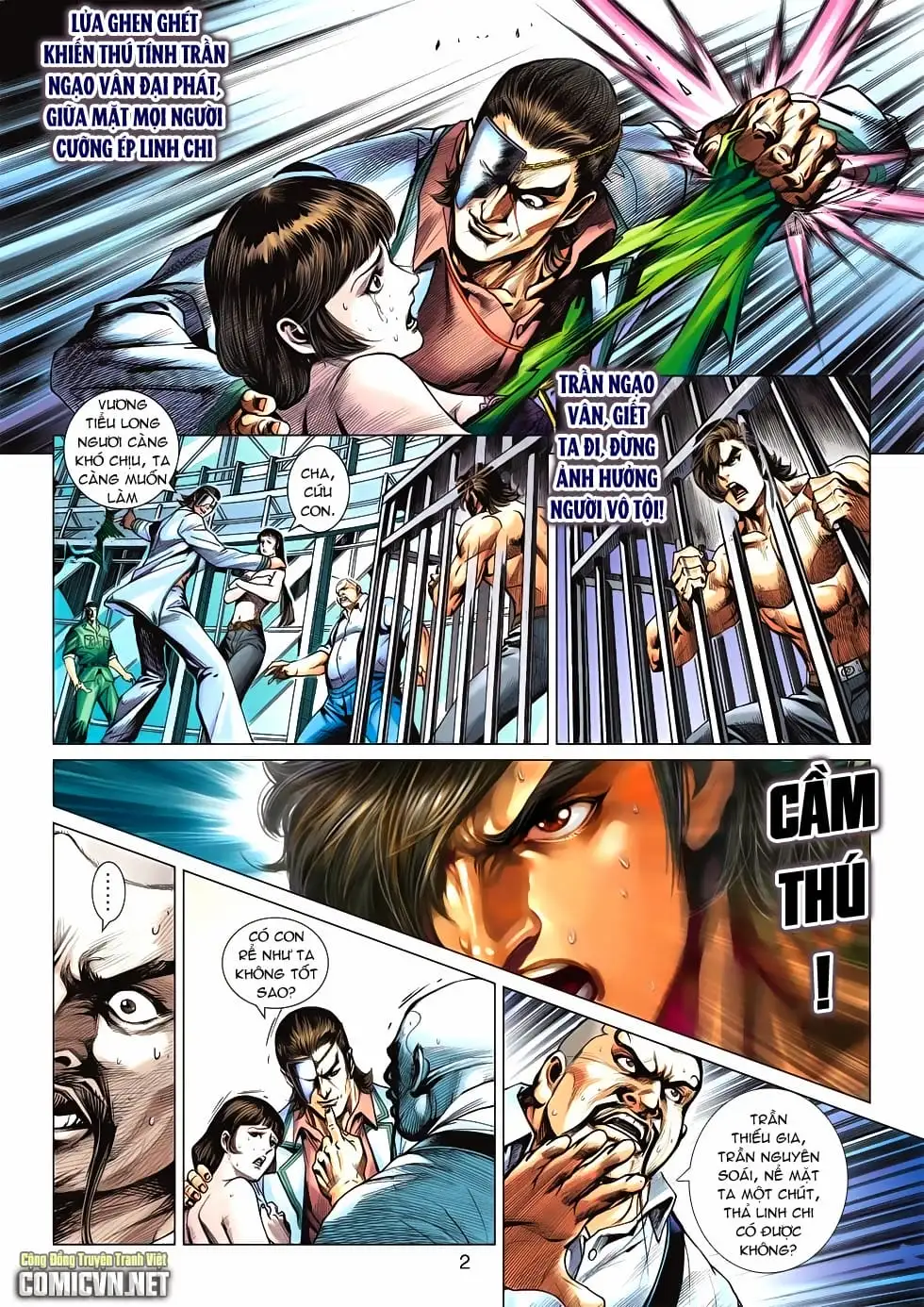 Truyện Tranh Tân Tác Long Hổ Môn trang 4