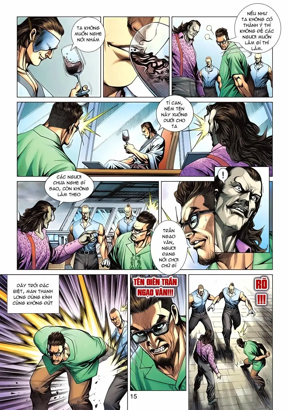 Truyện Tranh Tân Tác Long Hổ Môn trang 4