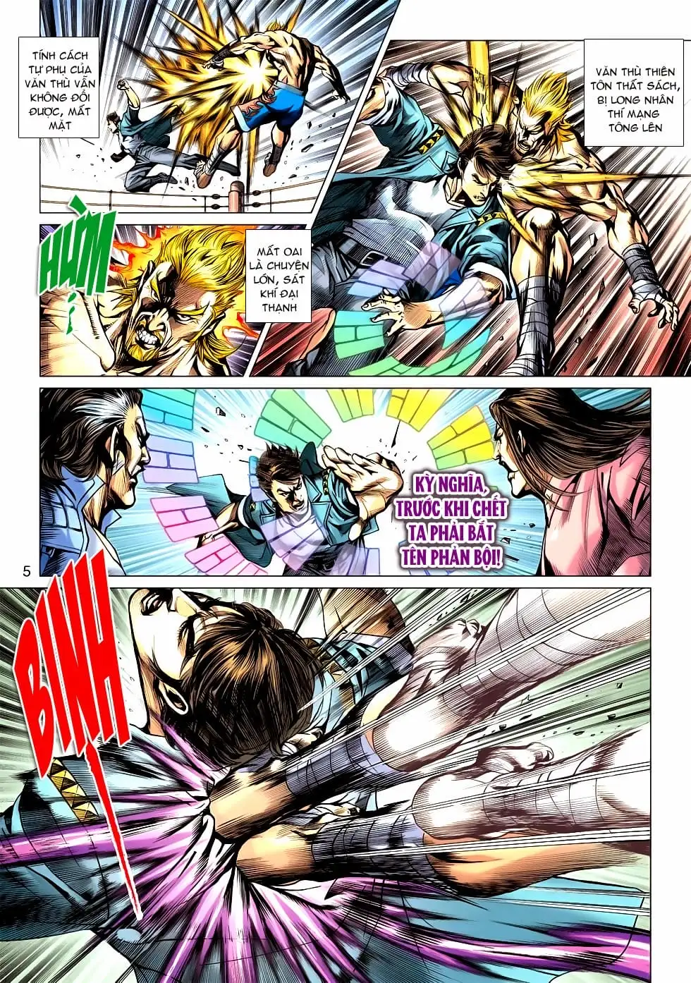 Truyện Tranh Tân Tác Long Hổ Môn trang 4