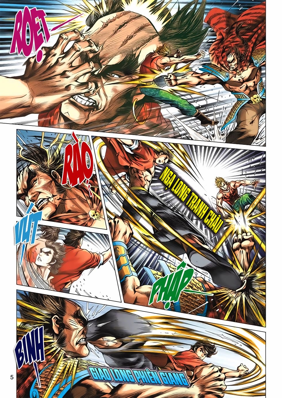 Truyện Tranh Tân Tác Long Hổ Môn trang 4