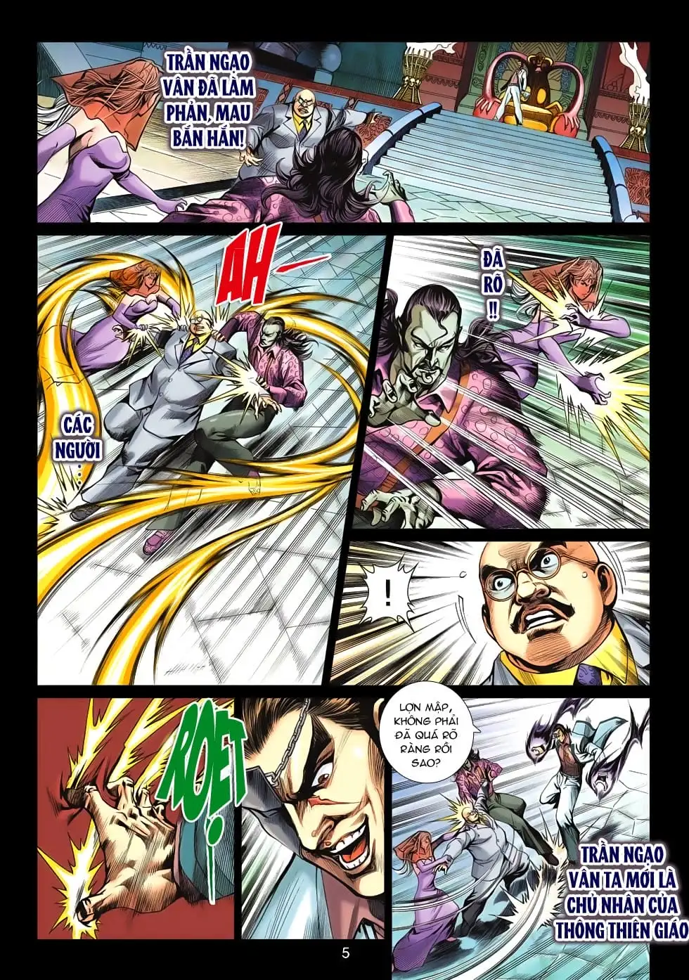 Truyện Tranh Tân Tác Long Hổ Môn trang 4