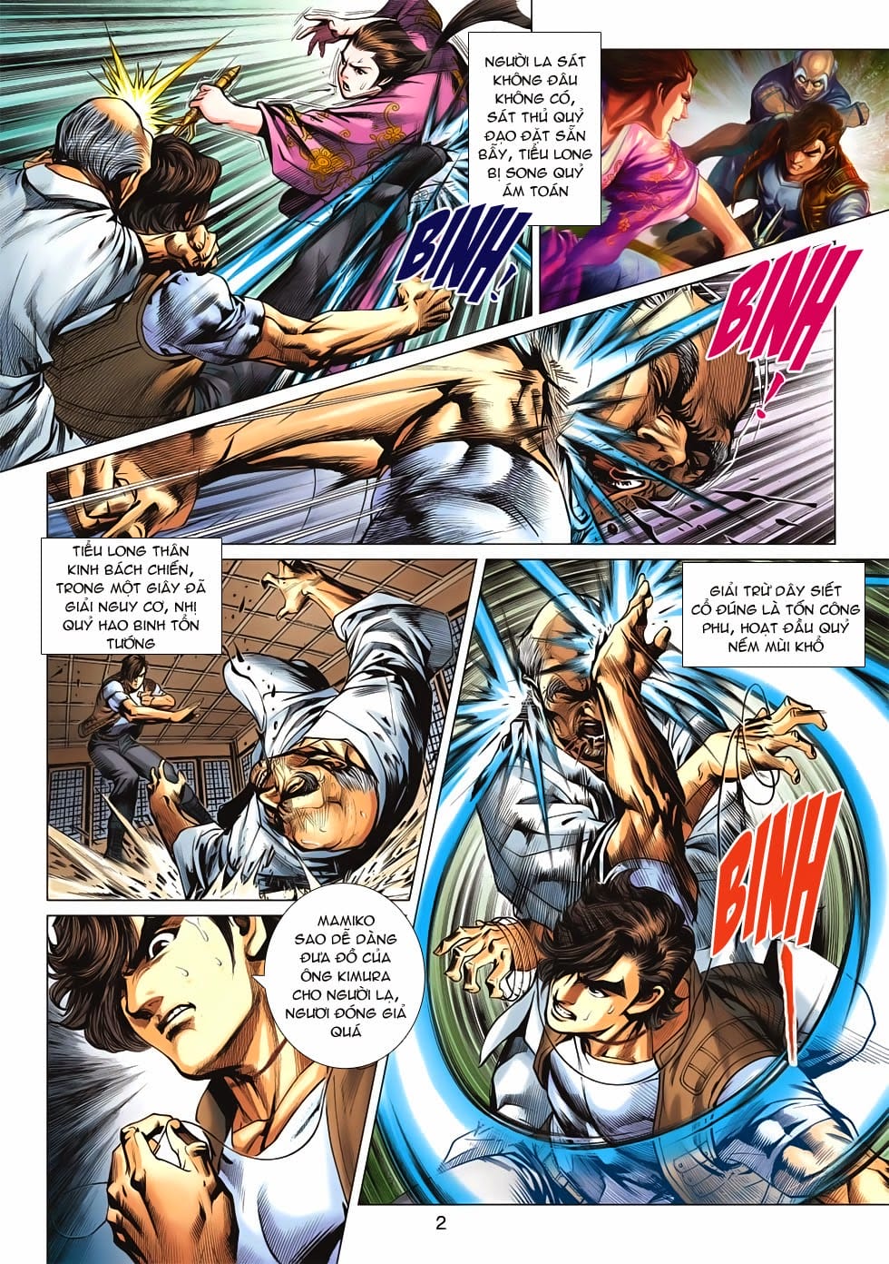 Truyện Tranh Tân Tác Long Hổ Môn trang 4