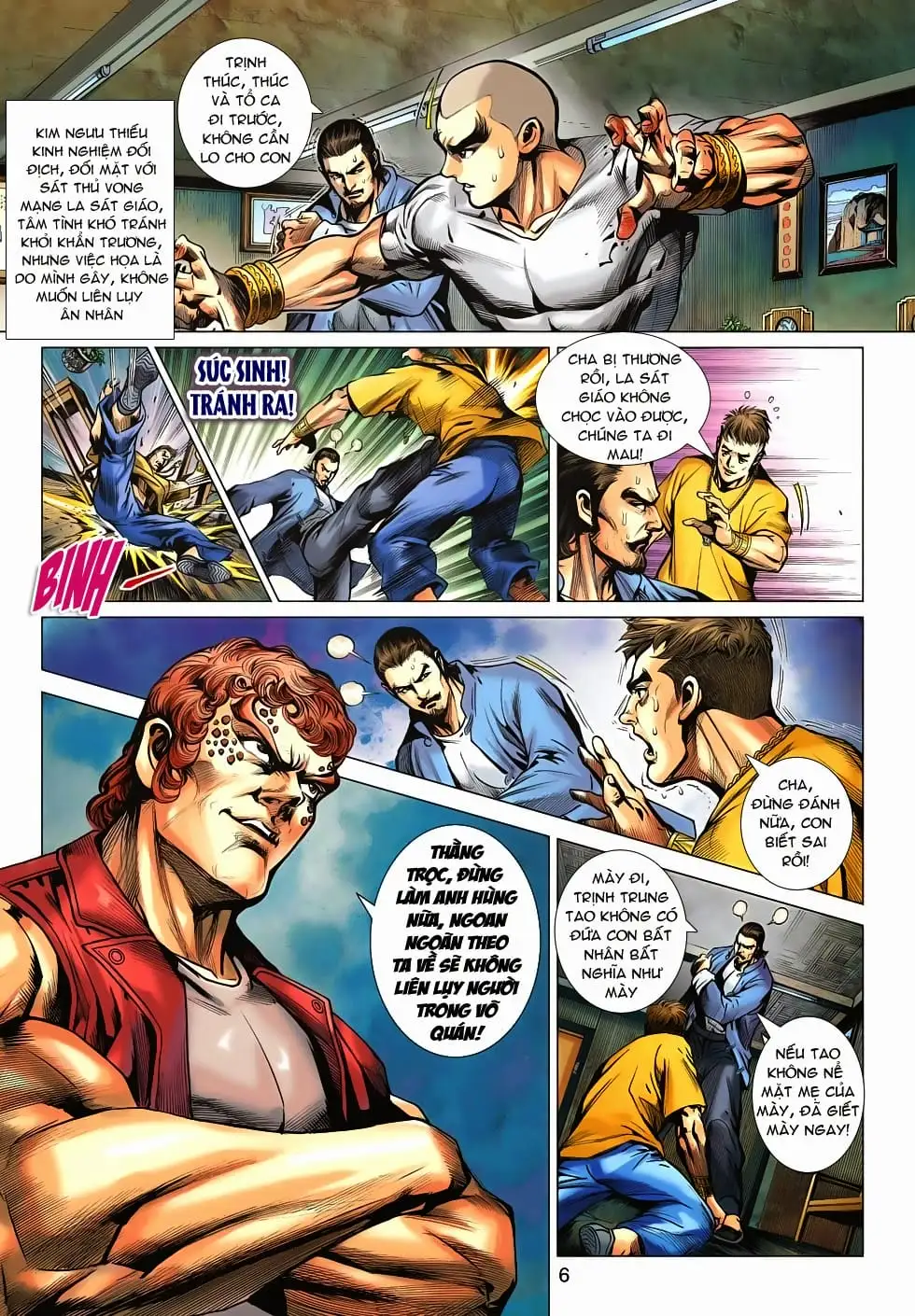 Truyện Tranh Tân Tác Long Hổ Môn trang 4