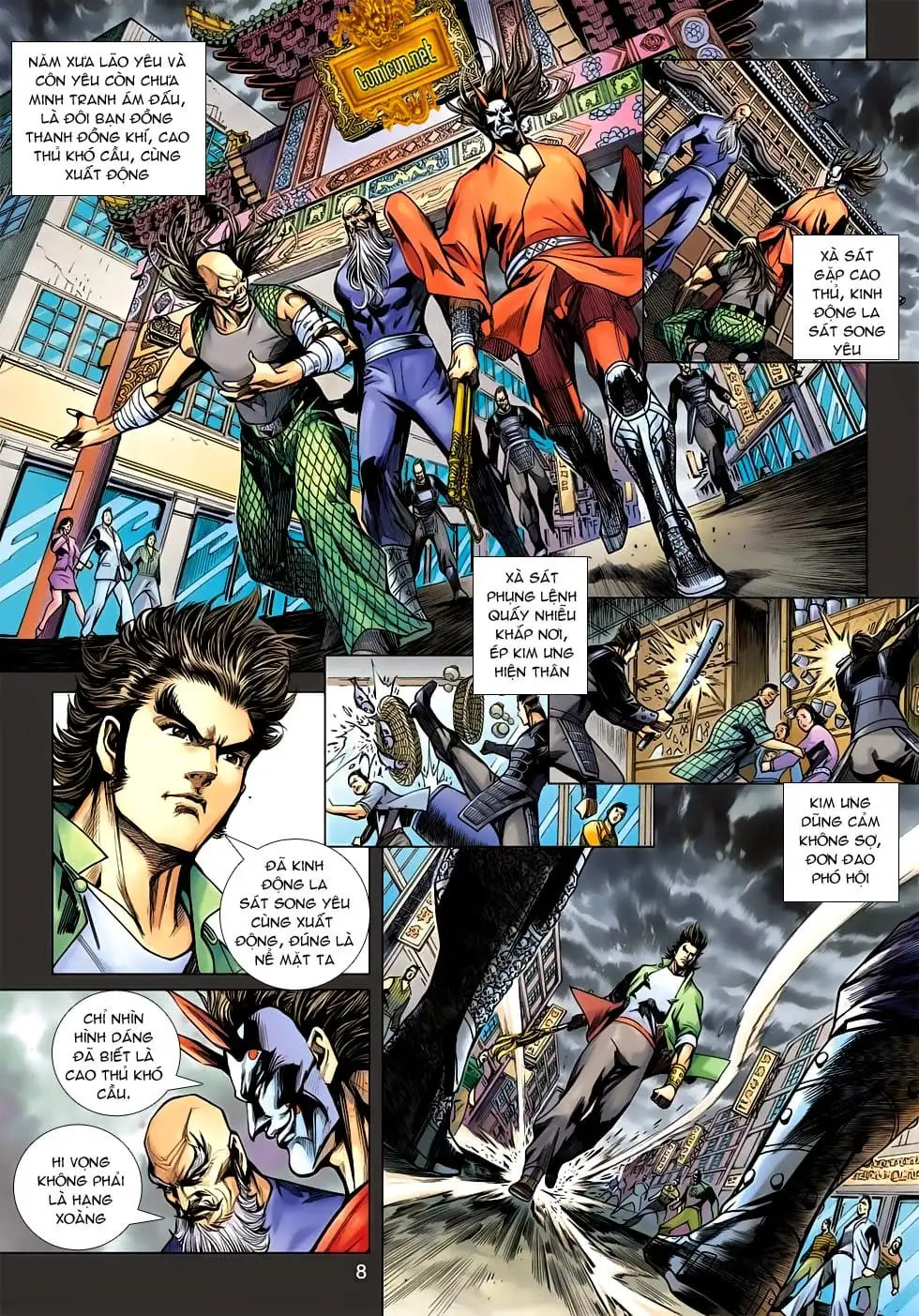 Truyện Tranh Tân Tác Long Hổ Môn trang 4