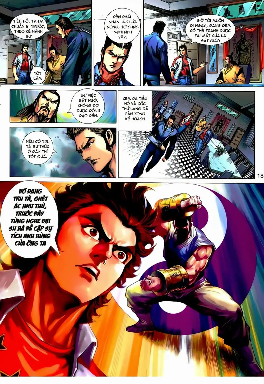 Truyện Tranh Tân Tác Long Hổ Môn trang 4