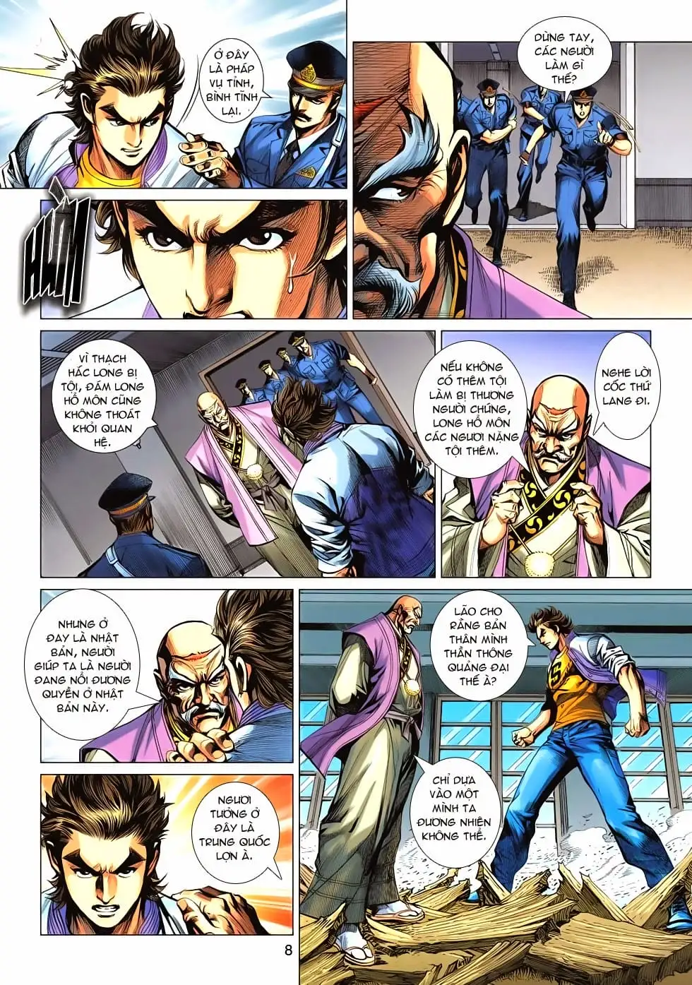 Truyện Tranh Tân Tác Long Hổ Môn trang 4