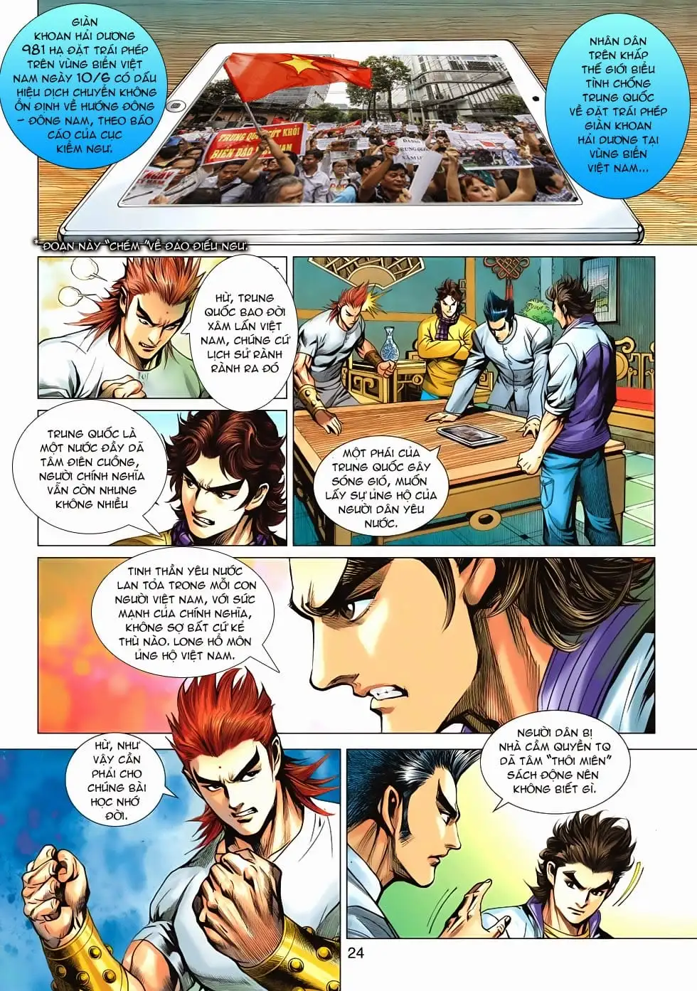 Truyện Tranh Tân Tác Long Hổ Môn trang 4