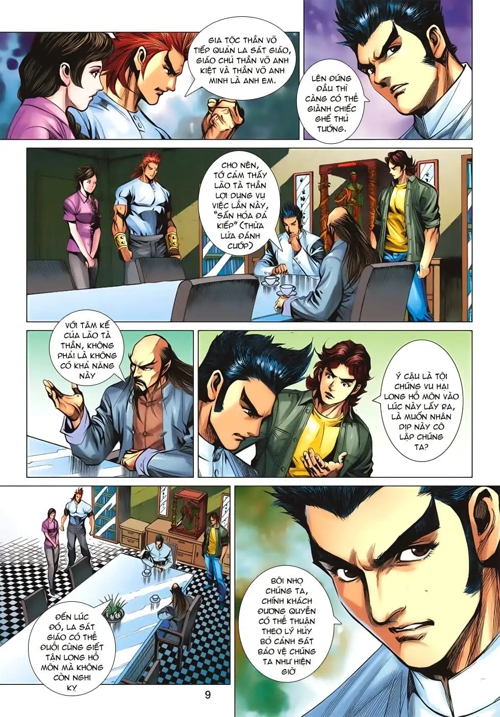 Truyện Tranh Tân Tác Long Hổ Môn trang 4