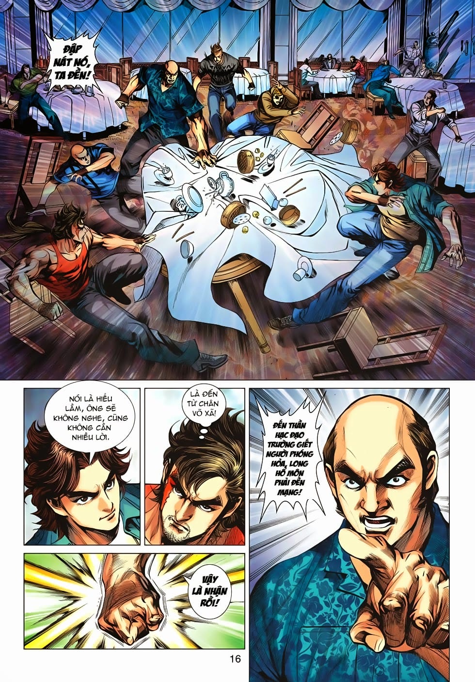 Truyện Tranh Tân Tác Long Hổ Môn trang 4