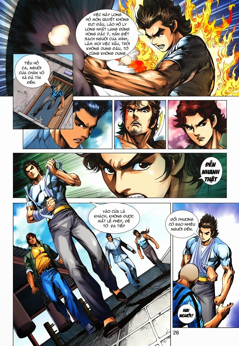 Truyện Tranh Tân Tác Long Hổ Môn trang 4