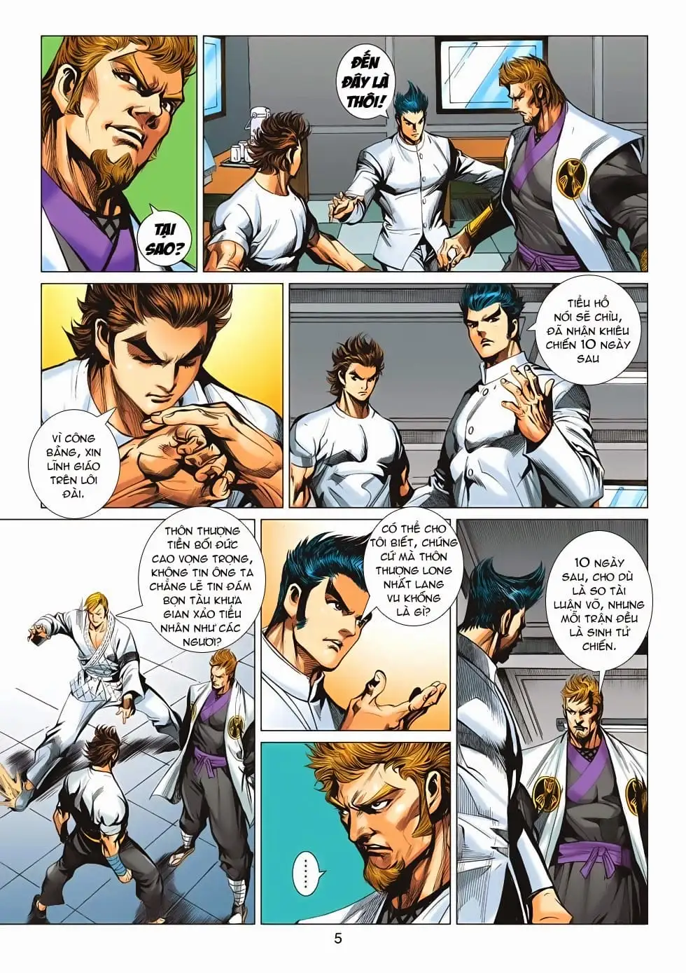 Truyện Tranh Tân Tác Long Hổ Môn trang 4