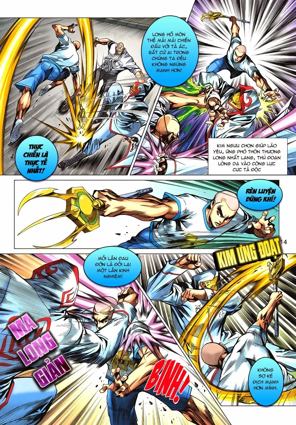 Truyện Tranh Tân Tác Long Hổ Môn trang 4