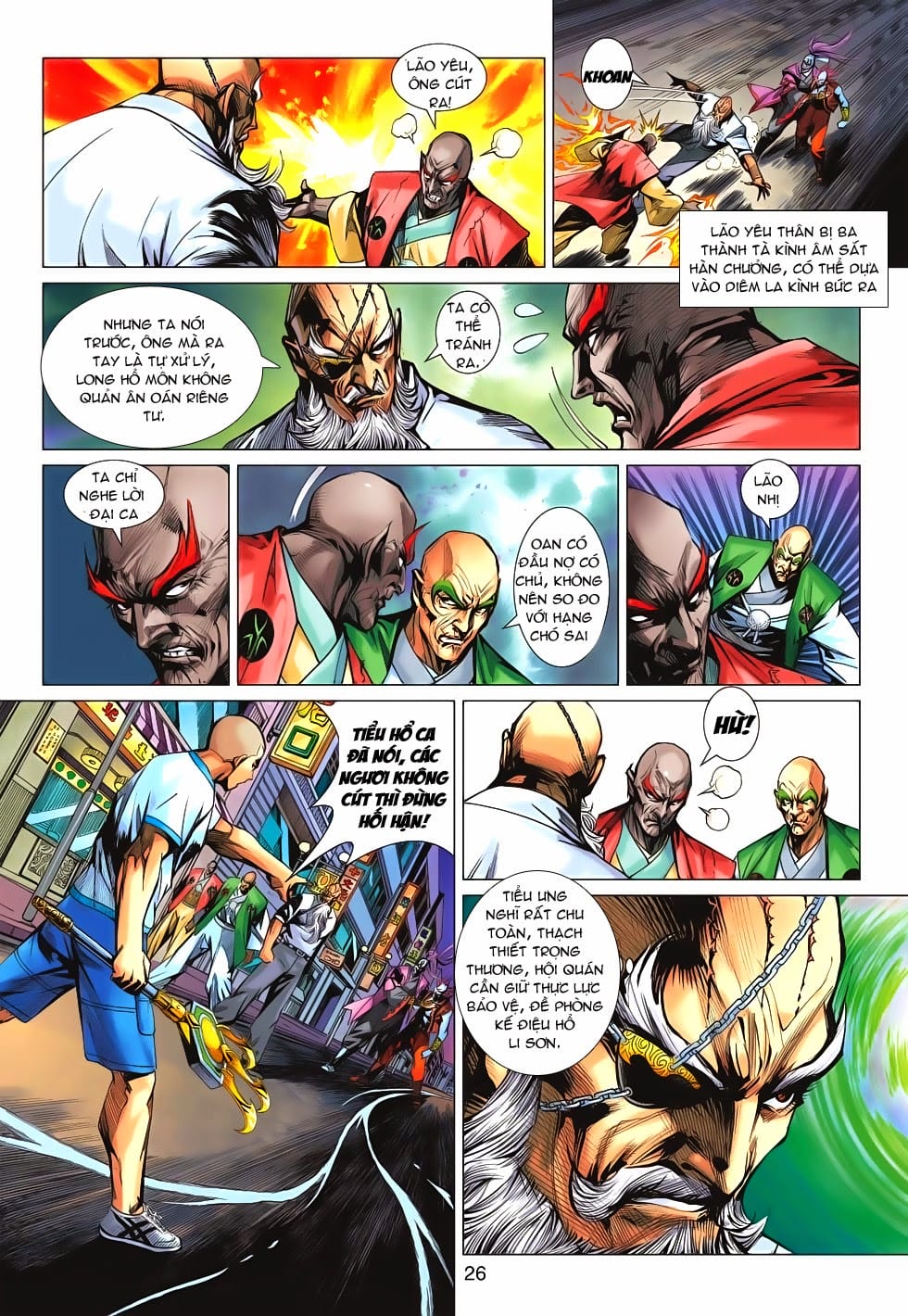 Truyện Tranh Tân Tác Long Hổ Môn trang 4