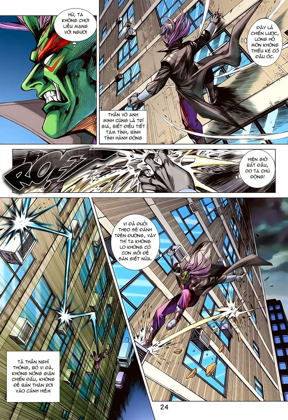 Truyện Tranh Tân Tác Long Hổ Môn trang 4