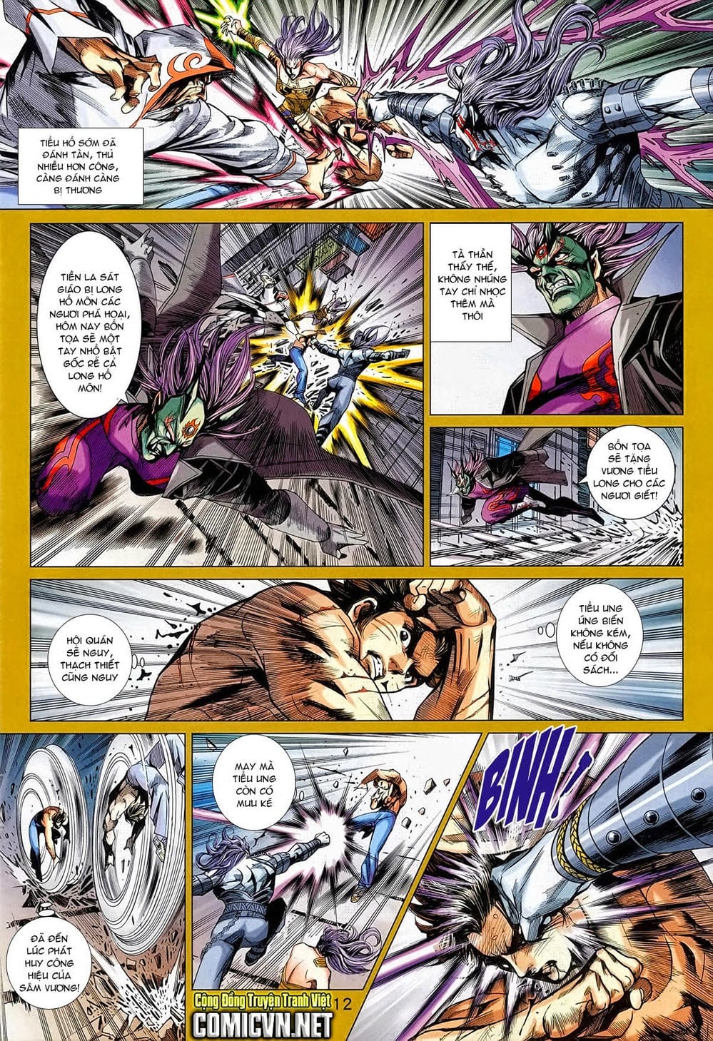 Truyện Tranh Tân Tác Long Hổ Môn trang 4