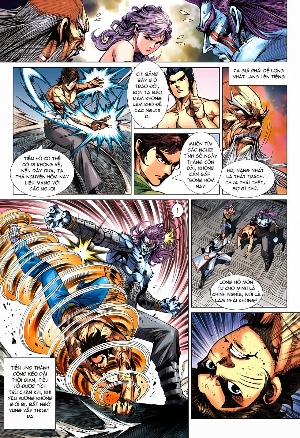 Truyện Tranh Tân Tác Long Hổ Môn trang 4