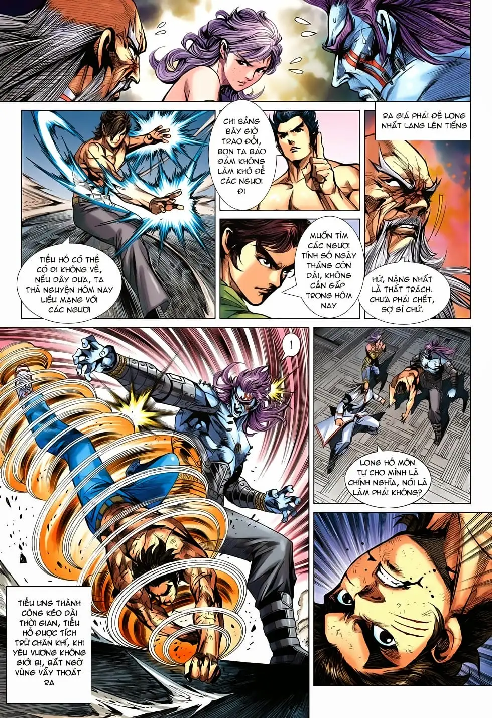 Truyện Tranh Tân Tác Long Hổ Môn trang 4